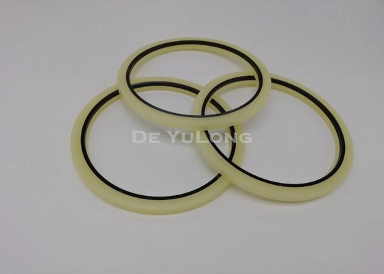 NOK Type HBY Beige Color Hydraulic Cylinder Rod Seal Buffer Ring UV Resistance